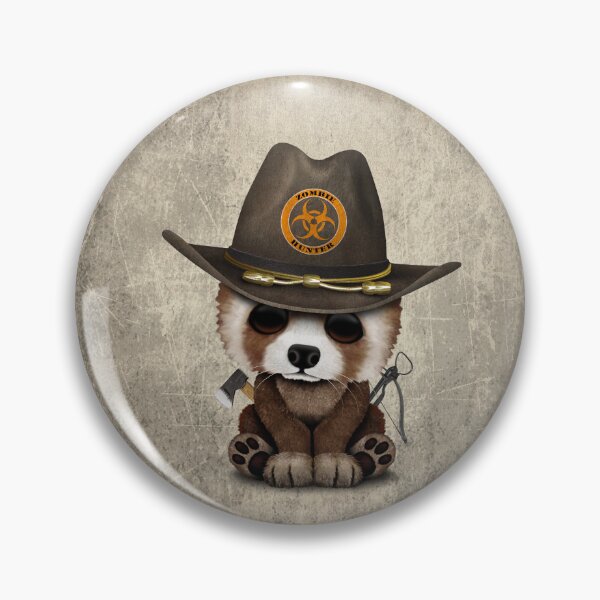 Item preview, Baby Red Panda Zombie Hunter designed and sold by JeffBartels.