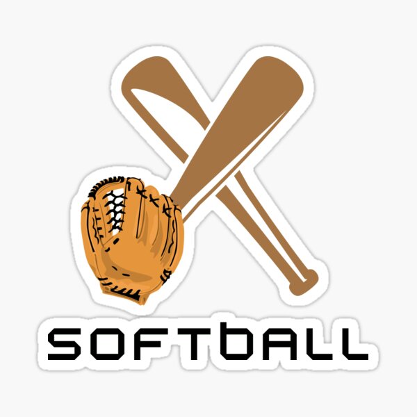 "Softball Life Mush Ball Game" Sticker for Sale by HouFerdesigner