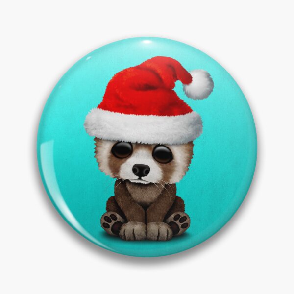 Item preview, Christmas Red Panda Wearing a Santa Hat designed and sold by JeffBartels.