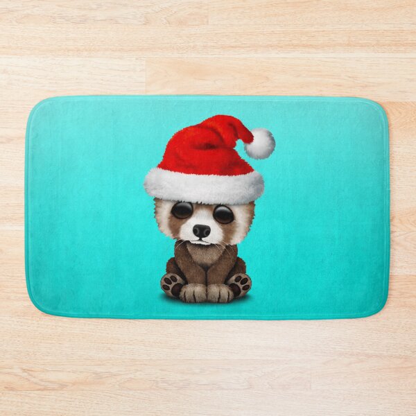 Item preview, Christmas Red Panda Wearing a Santa Hat designed and sold by JeffBartels.