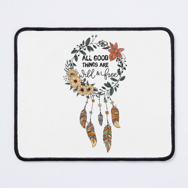 Item preview, All Good Things Are Wild and Free | Dream Catchy | Simple Quotes | Quote of the day | Stay positive quote designed and sold by Beautiful Habits.