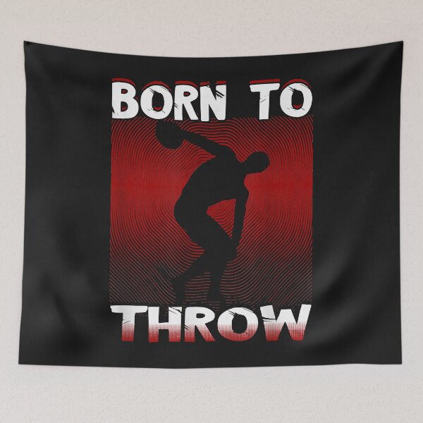 Item preview, Discus Throw Born To Throw Discus Thrower DNA Discus Athlete designed and sold by luciaaljudith.