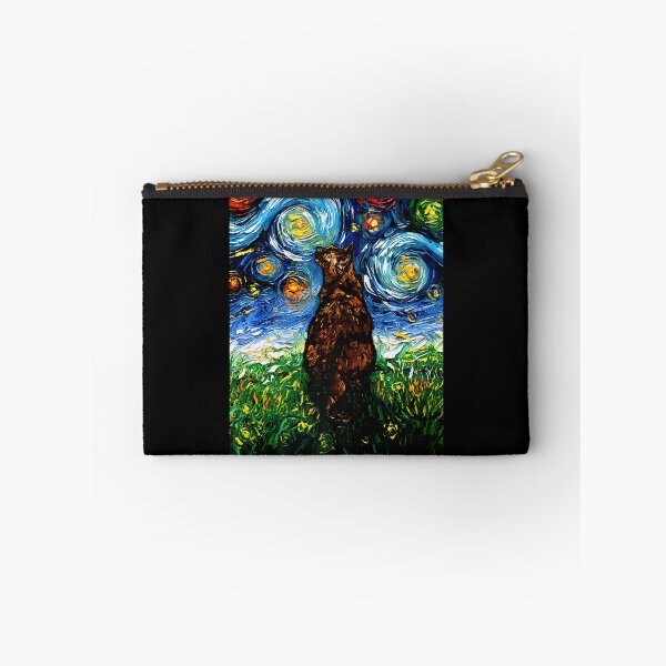 Item preview, Tortoiseshell Tortie Starry Night Kitty Cat Art by Aja designed and sold by ActivEnry.