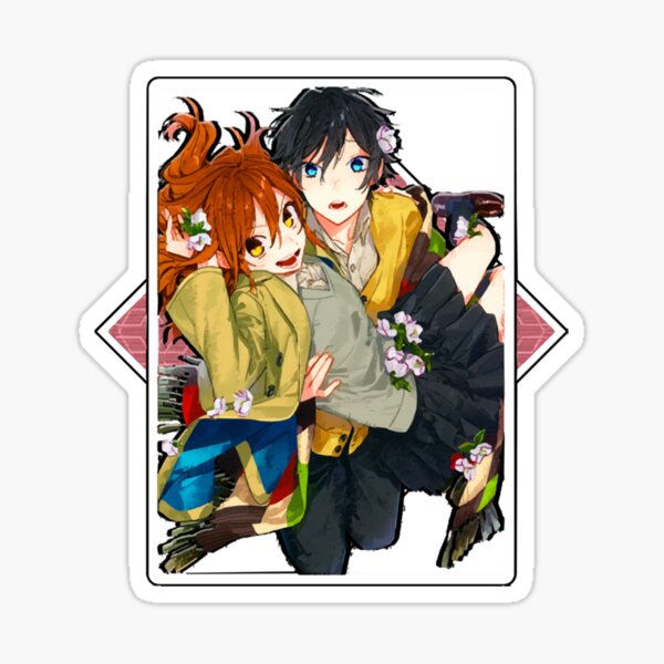 “Toru Ishikawa Remi Ayasaki Shu Iura Horimiya Anime Gift” Sticker for