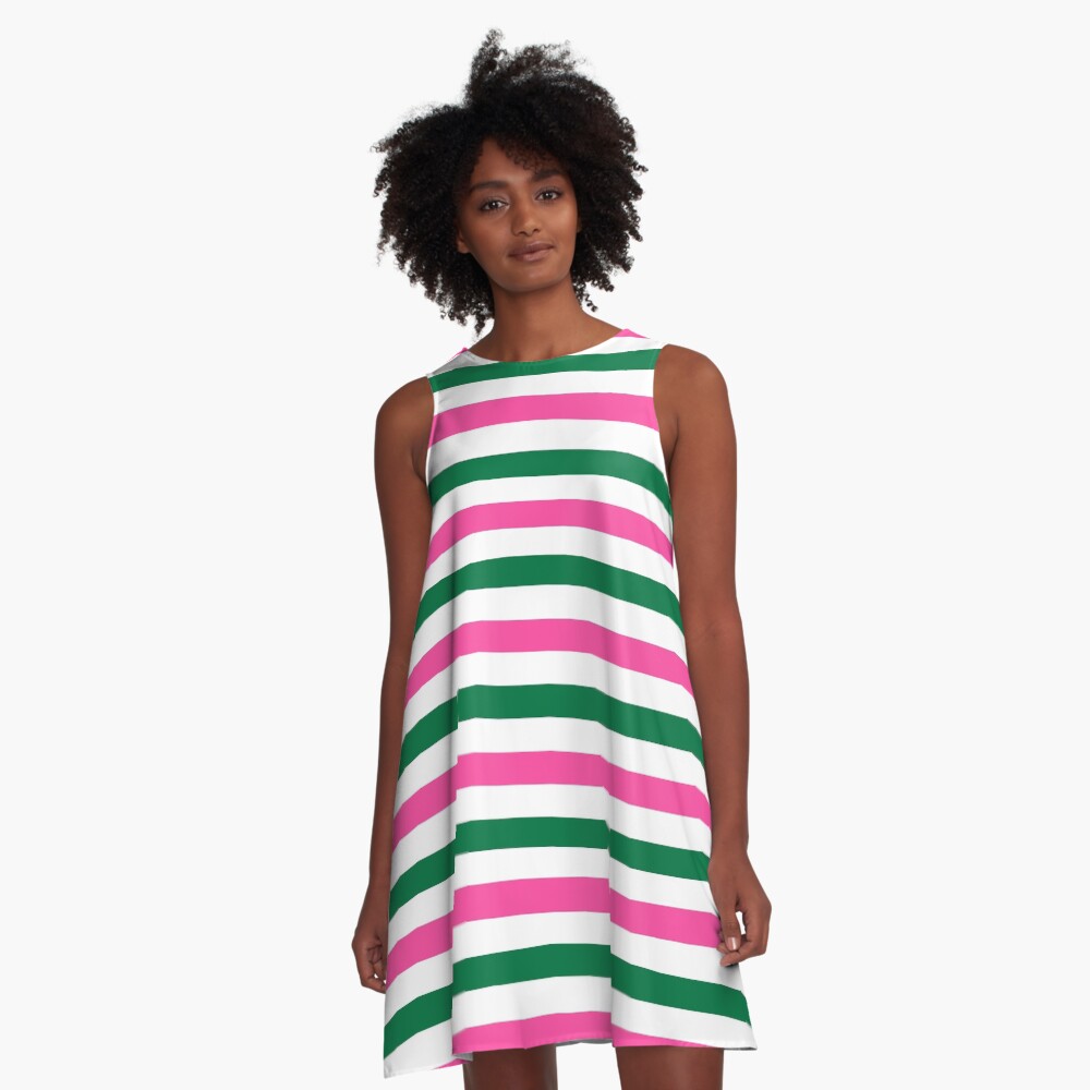 Deckchair Stripes A-Line Dress