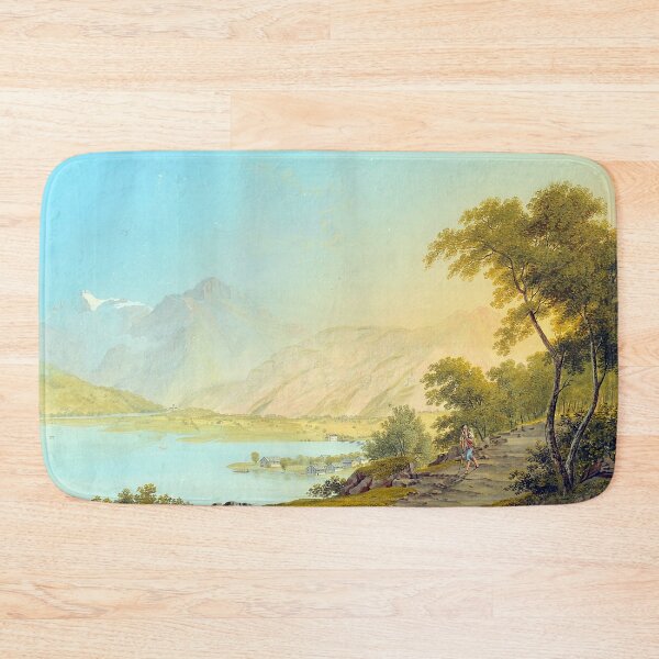 Item preview, Johann Heinrich Bleuler Aussicht von Wesen gegen Nasels am Wallenstattersee designed and sold by TeeARTHY.
