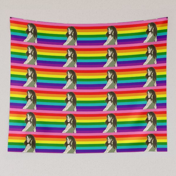 Item preview, VOCALOID Avanna Gilbert Baker Pride Flag  designed and sold by Holli Anderson.