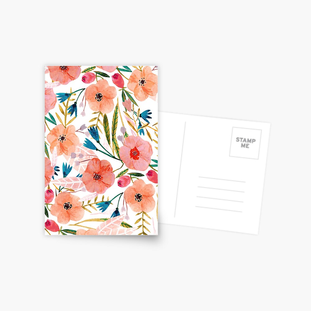 Floral Dance Postcard