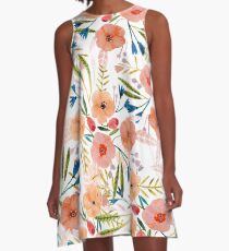 Floral Dance A-Line Dress