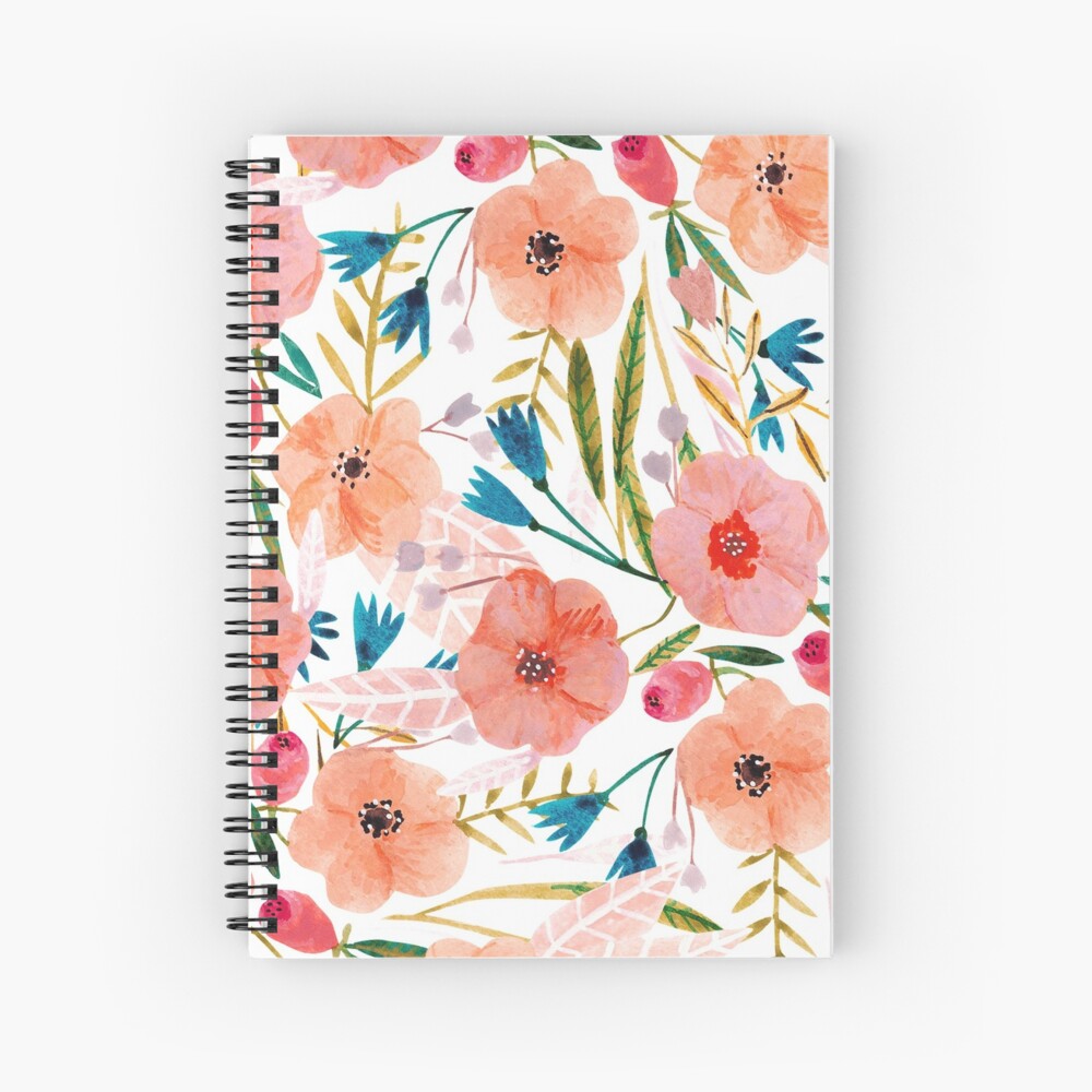 Floral Dance Spiral Notebook