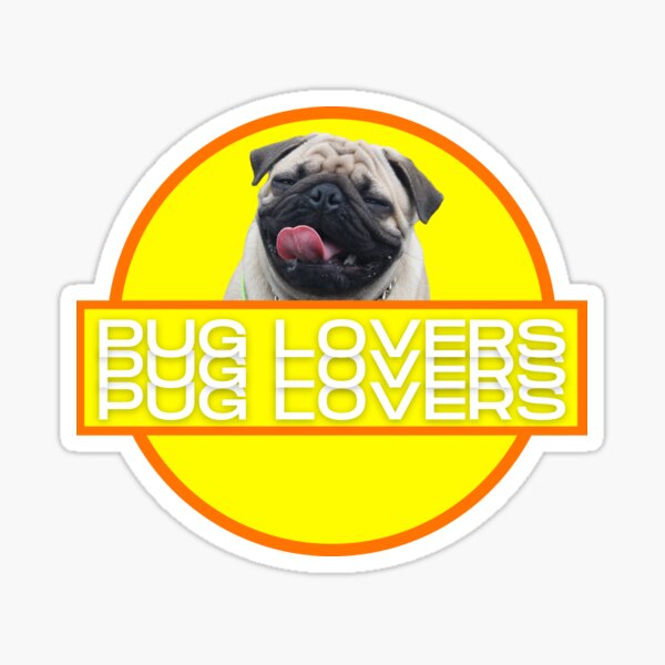 Pug Lovers Sticker