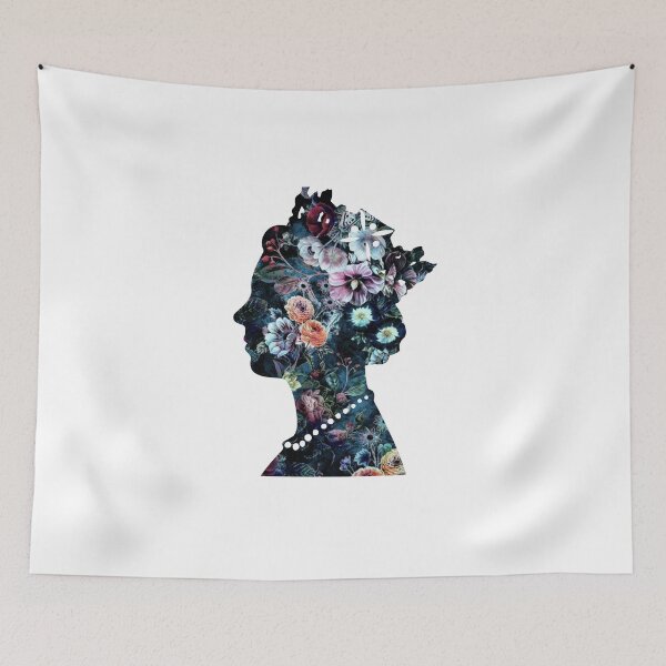 Item preview, Flowers Collage Art Queen designed and sold by Mnightsa.