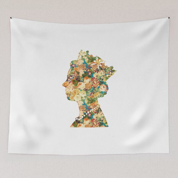 Item preview, Flowers Collage Art Queen designed and sold by Mnightsa.