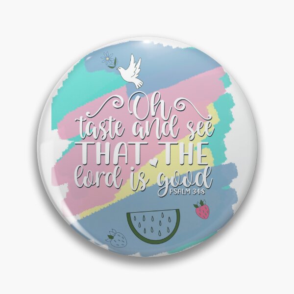 Item preview, oh test and see that the lord is good designed and sold by InnaMGraphic.