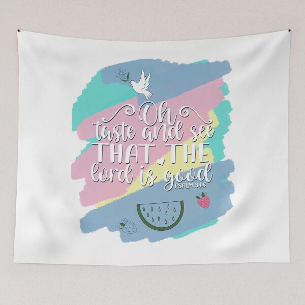 Item preview, oh test and see that the lord is good designed and sold by InnaMGraphic.