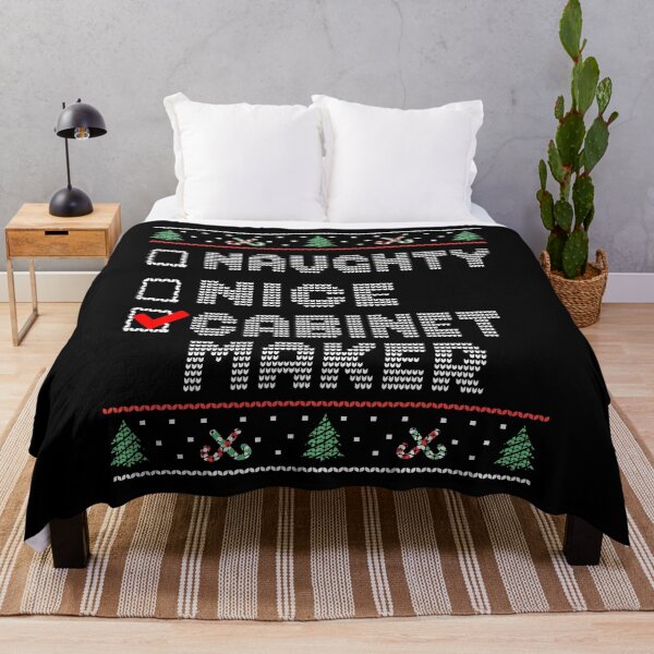 Item preview, Naughty Nice Cabinet Maker, Matching Christmas Group Pajama design designed and sold by Merchking1.