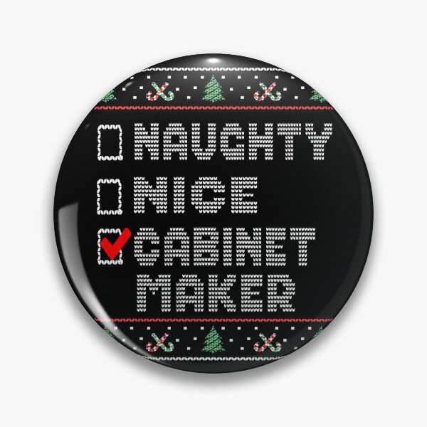 Item preview, Naughty Nice Cabinet Maker, Matching Christmas Group Pajama design designed and sold by Merchking1.