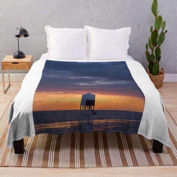 Item preview, Sunset at the Lower Lighthouse at Burnham on Sea designed and sold by Carolyn Eaton.