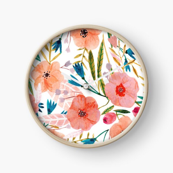 Floral Dance Clock