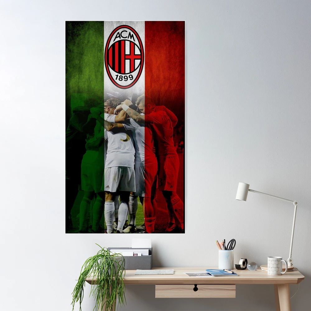 Slogan: Ac Milan Poster by PODS