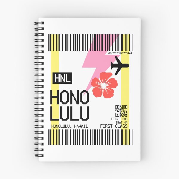 Item preview, HONOLULU plane ticket designed and sold by Julia Santos.