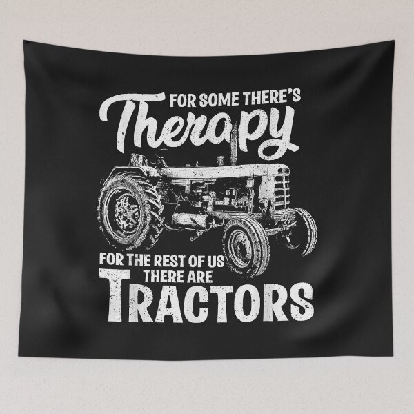 Item preview, Funny Tractor Farmer Therapy Vintage Farm Tractor Men Women designed and sold by luciaaljudith.