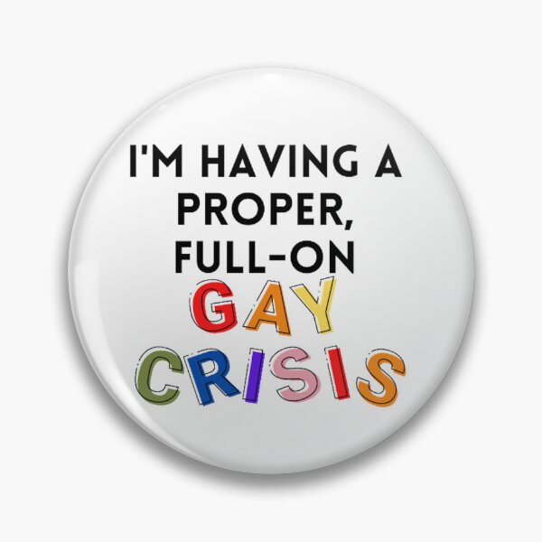 Item preview, proper full on gay crisis designed and sold by BabyCupcakes.