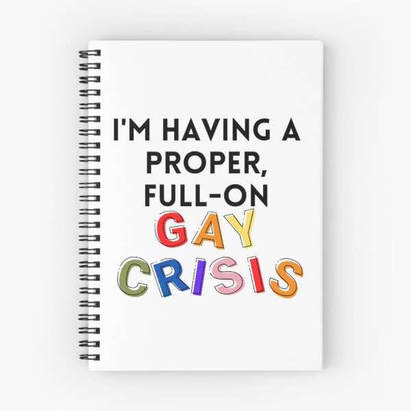 Item preview, proper full on gay crisis designed and sold by BabyCupcakes.