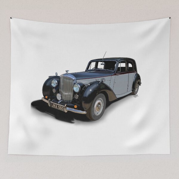 Item preview, "Mabel", classic car mkVI standard saloon 1947, vintage, b3ntley designed and sold by Theoldgirl900.