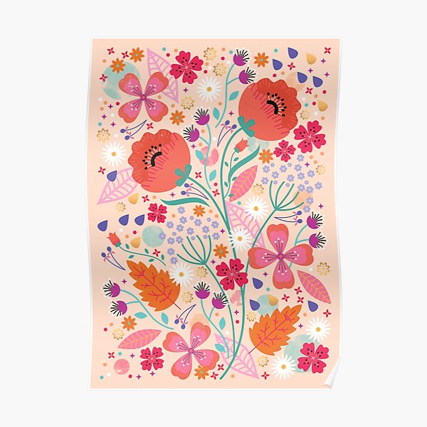 Leaf Block Prints Garden Oasis Friendship Springtime Vtg Wall Wallpaper Border