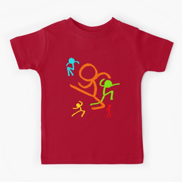  Five Stick Figures Alan Becker Youth T-Shirt Fashion