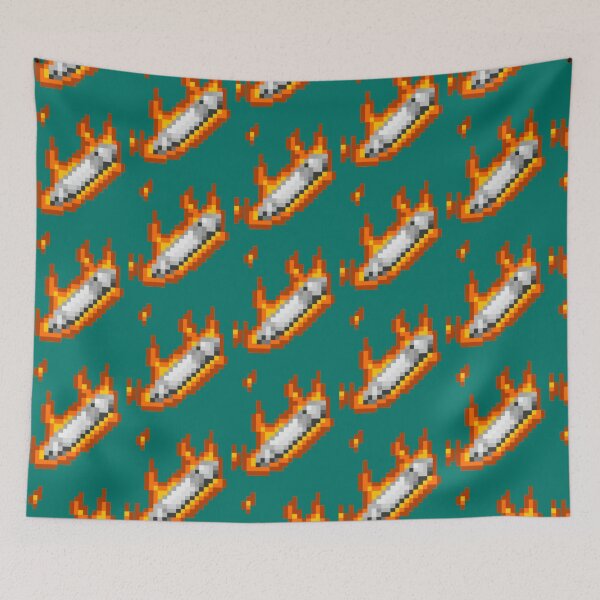 Item preview, Alan Becker Flaming Pencil   designed and sold by DecalDecor.