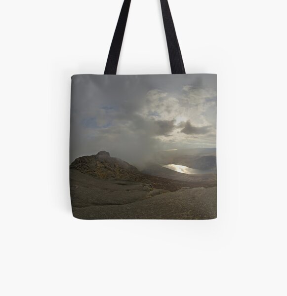 Panoramic View from Slieve Binnian All Over Print Tote Bag