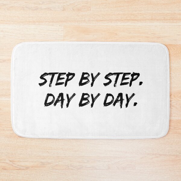 Item preview, Step By Step Day By Day Inspirational Quote for Success designed and sold by allysmar.