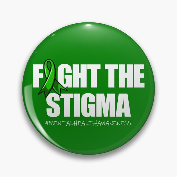Item preview, Fight The Stigma Green Ribbon Mental Health Awareness Gear designed and sold by DynamicDesign.