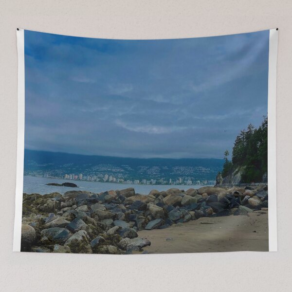 Item preview, The Rocks at 3rd Point Beach in Stanley Park Vancouver, British Columbia, Canada designed and sold by jessicaleah15.