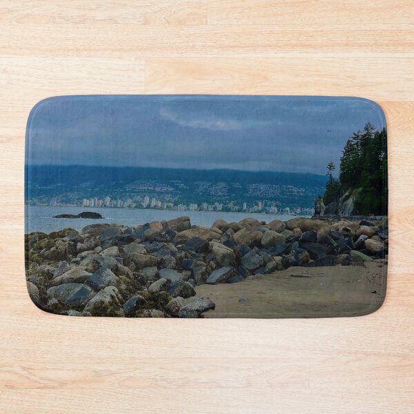 Item preview, The Rocks at 3rd Point Beach in Stanley Park Vancouver, British Columbia, Canada designed and sold by jessicaleah15.