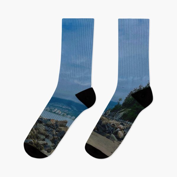 Item preview, The Rocks at 3rd Point Beach in Stanley Park Vancouver, British Columbia, Canada designed and sold by jessicaleah15.