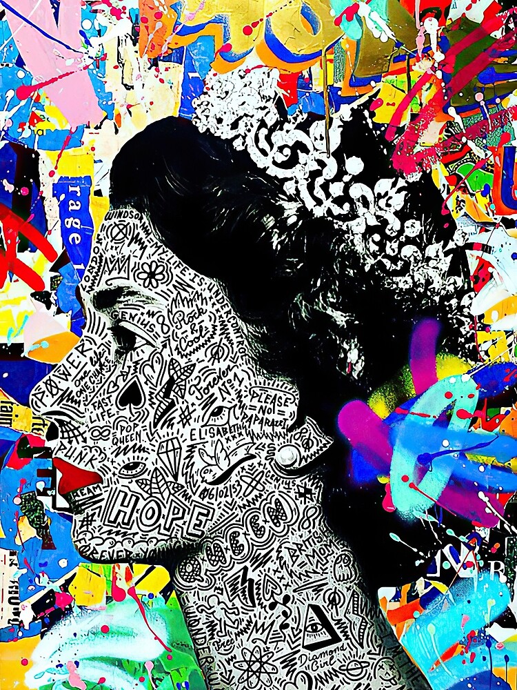 "Queens art, Queen's platinum oil painting " Poster for Sale by