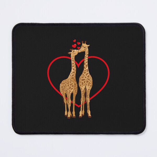 Item preview, Giraffe Love Kissing Giraffes Valentine's Day Kiss Heart Pullover Hoodie designed and sold by luciaaljudith.