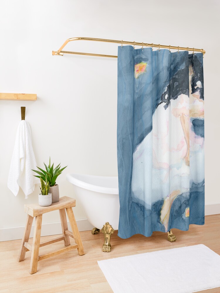 Alternate view of dreaming Shower Curtain
