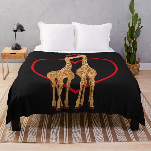 Item preview, Giraffe Love Kissing Giraffes Valentine's Day Kiss Heart Pullover Hoodie designed and sold by luciaaljudith.
