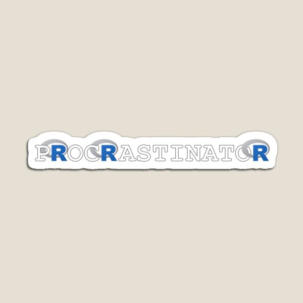 Item preview, pRocRastinatoR in R (white)! designed and sold by Groenendijk.