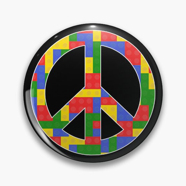 Item preview, Master Builder Peace Sign Block Builder Brick Builder Gear designed and sold by DynamicDesign.