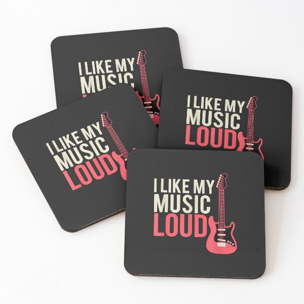 Item preview, I Like My Music Loud Guitar Music Inspired Apparel designed and sold by luciaaljudith.