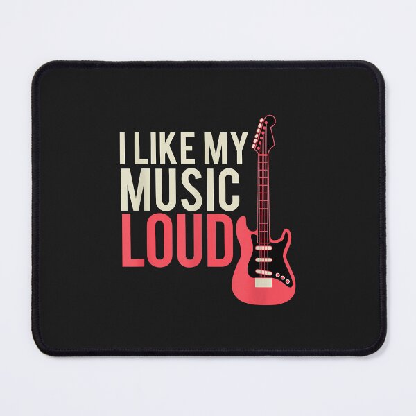 Item preview, I Like My Music Loud Guitar Music Inspired Apparel designed and sold by luciaaljudith.