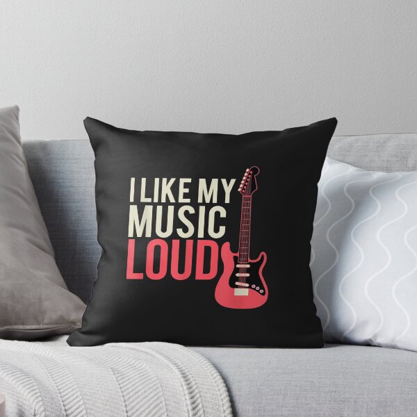 Item preview, I Like My Music Loud Guitar Music Inspired Apparel designed and sold by luciaaljudith.