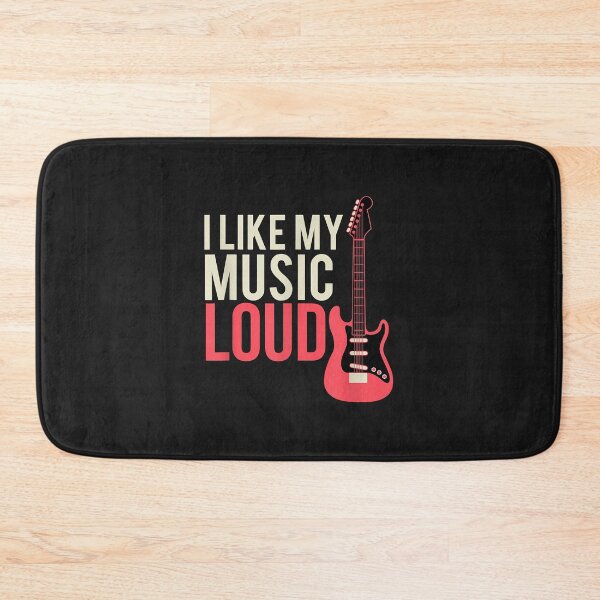 Item preview, I Like My Music Loud Guitar Music Inspired Apparel designed and sold by luciaaljudith.
