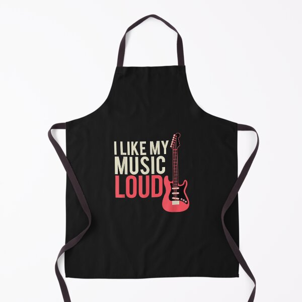 Item preview, I Like My Music Loud Guitar Music Inspired Apparel designed and sold by luciaaljudith.