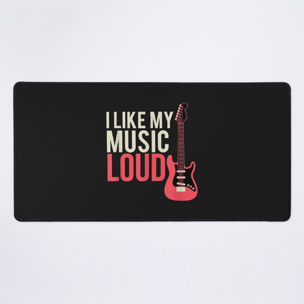 Item preview, I Like My Music Loud Guitar Music Inspired Apparel designed and sold by luciaaljudith.
